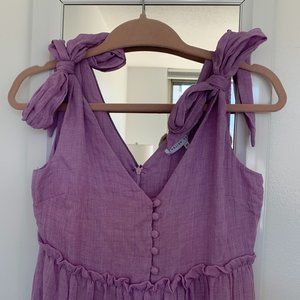 NWT!!!  English Factory Lilac, Tiered Maxi Dress